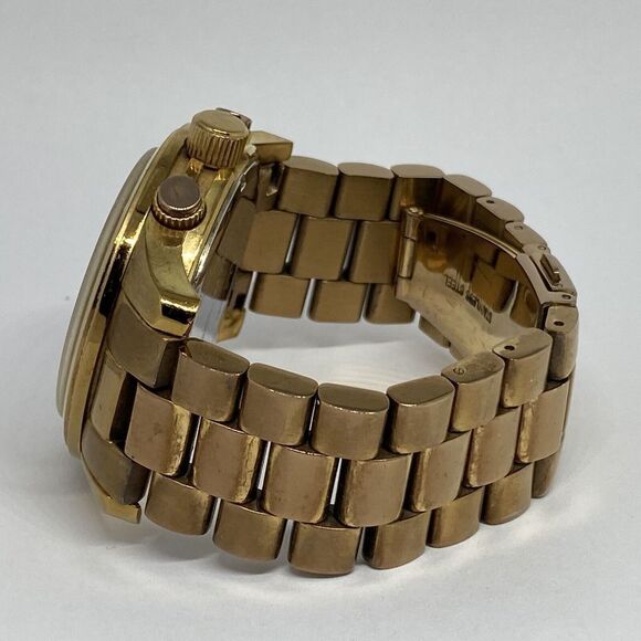 Michael Kors Runway MK8096 Mens Rose Gold Stainless Steel Analog Dial Watch RQ51 - Picture 9 of 12